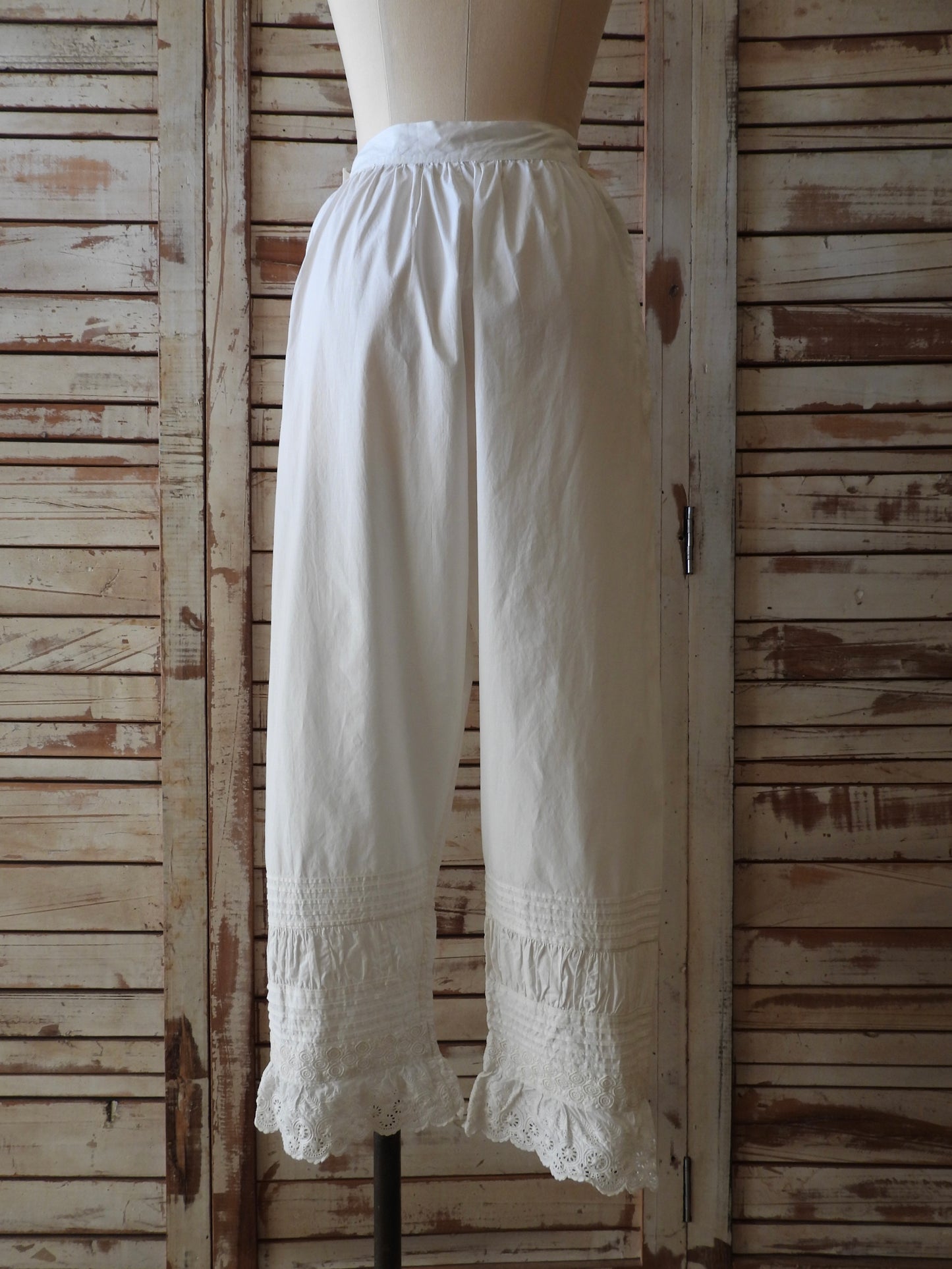 EURO Vintage drawers pants/WHITE