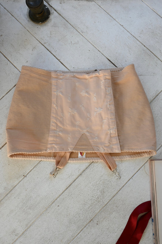 80's Vintage Corset/BEIGE