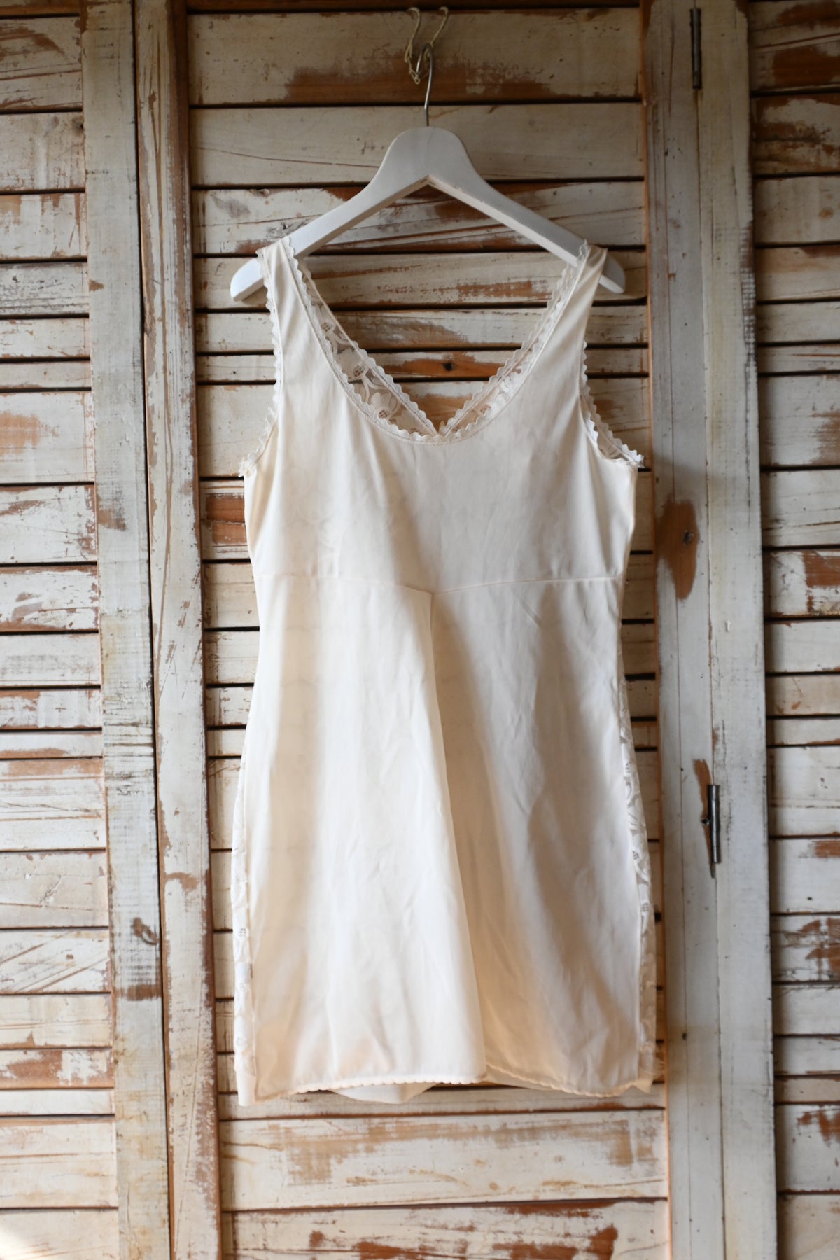 70's Lace slip dress