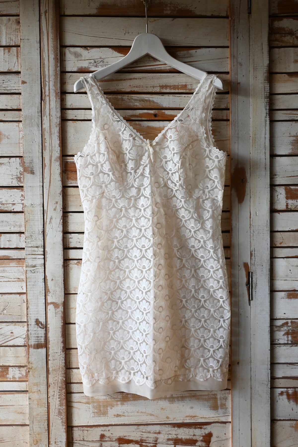 70's Lace slip dress