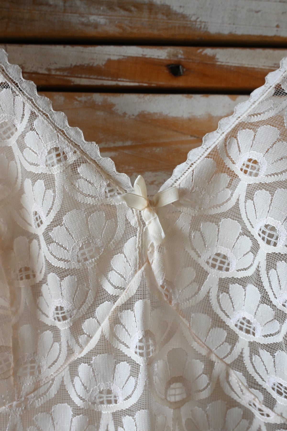 70's Lace slip dress