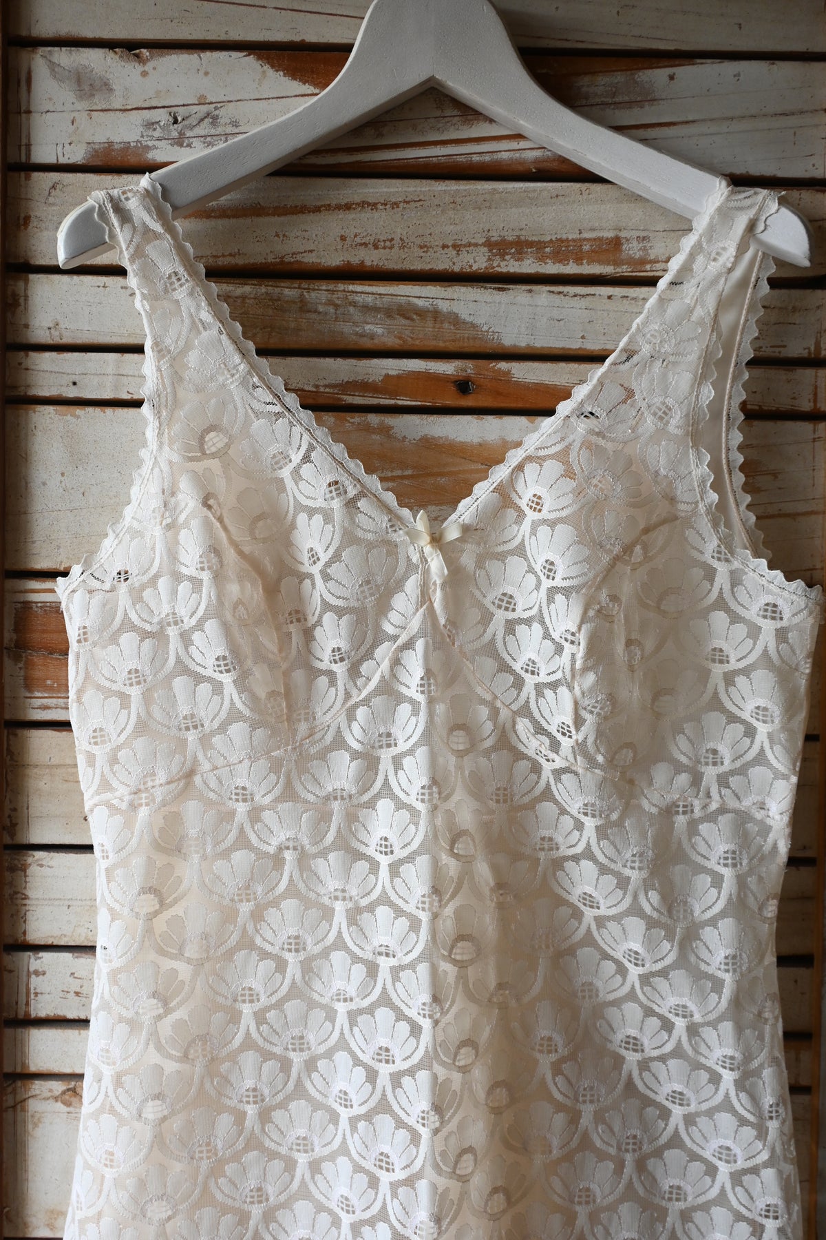 70's Lace slip dress