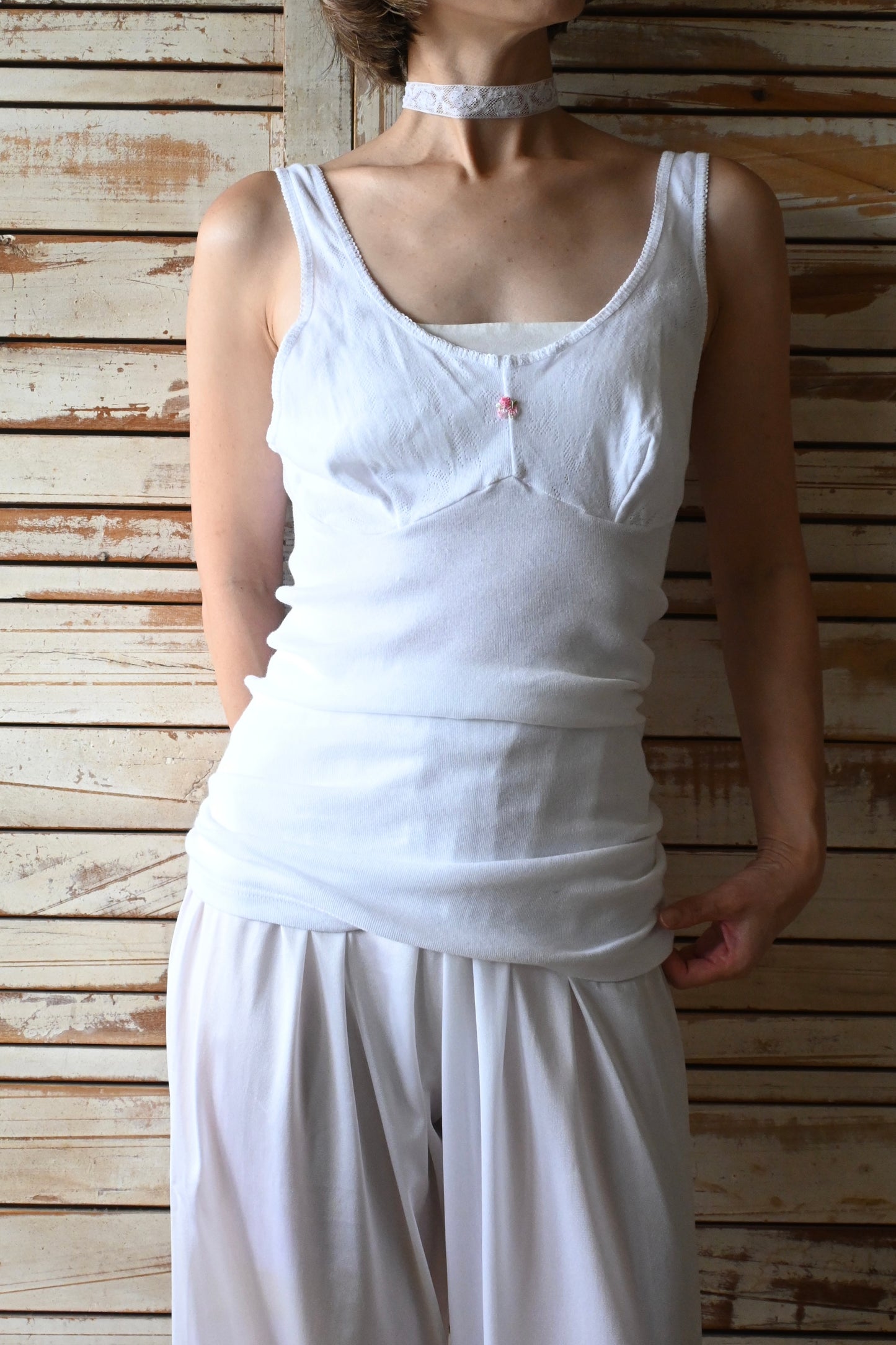 EURO Cotton lace camisole