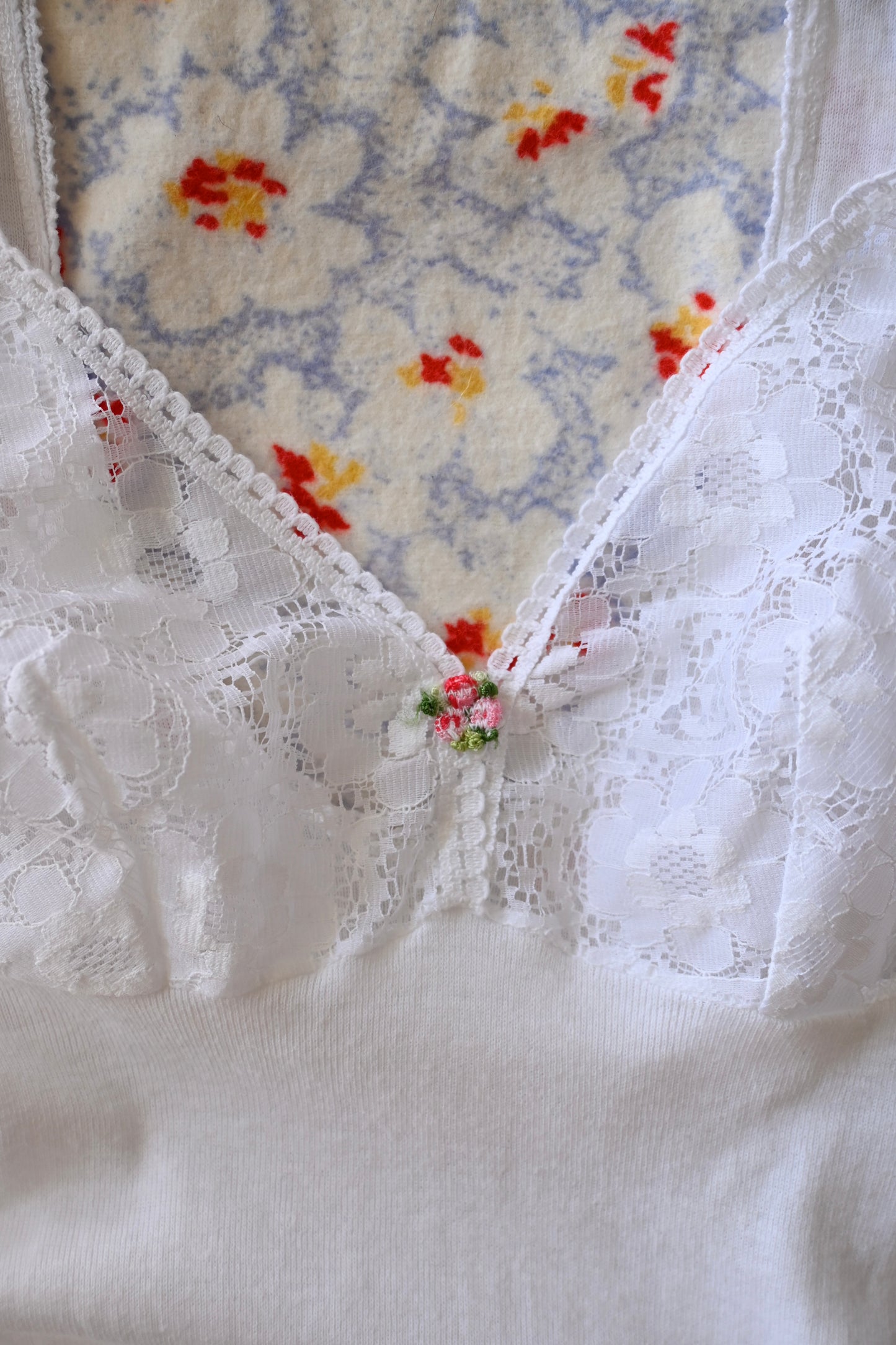 Kid's Cotton lace camisole