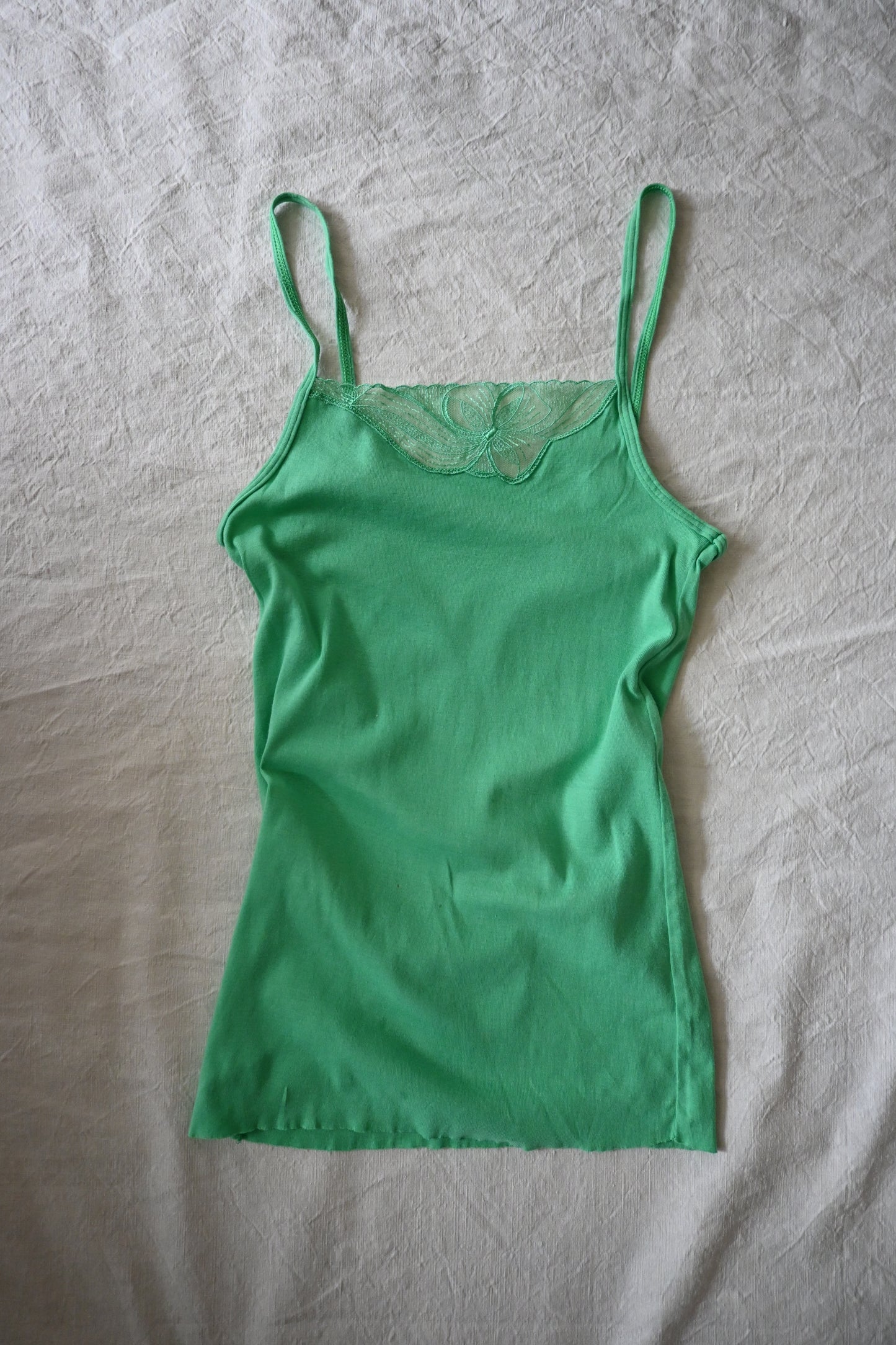 EURO Cotton underwear top/GREEN