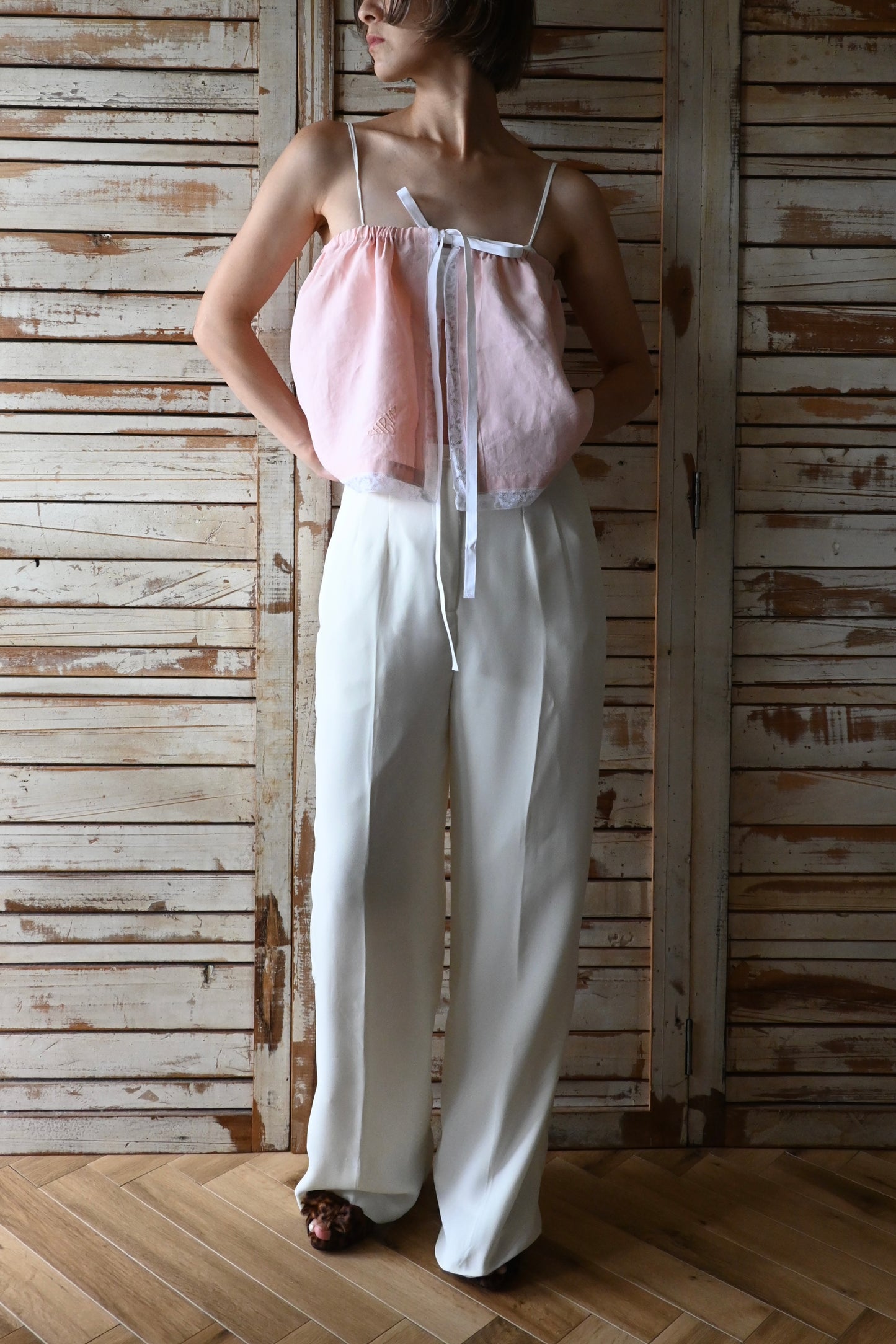 Cotton lace wrap/PONMOSIR
