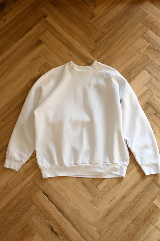 '90s Fruit of the loom sweat shirt/WHITE