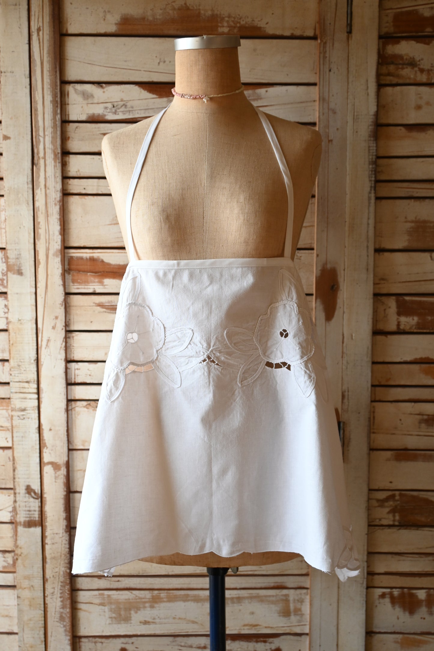 Cotton lace cami top/PONMOSIR