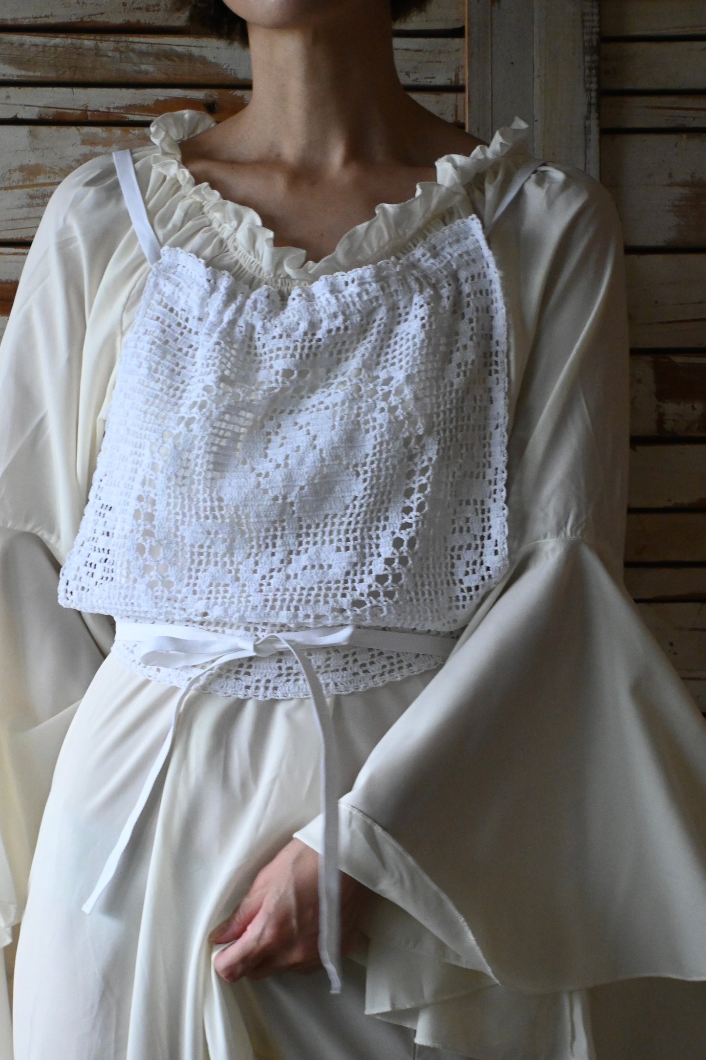 Crochet lace tops/PONMOSIR