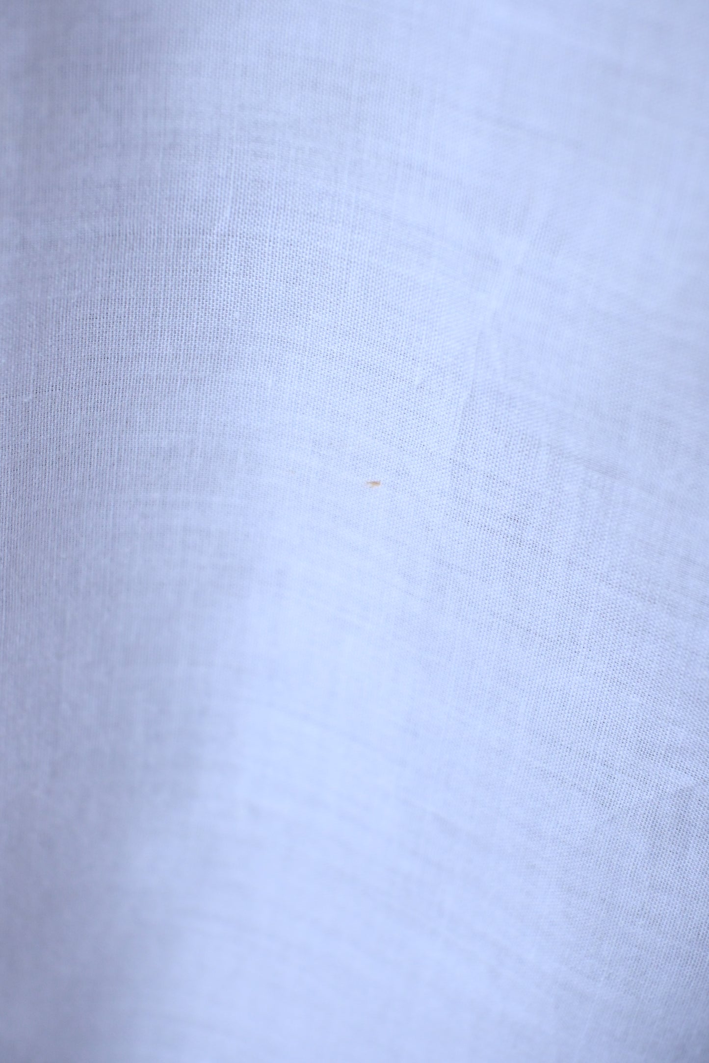 Cotton frill slit dress/WHITE