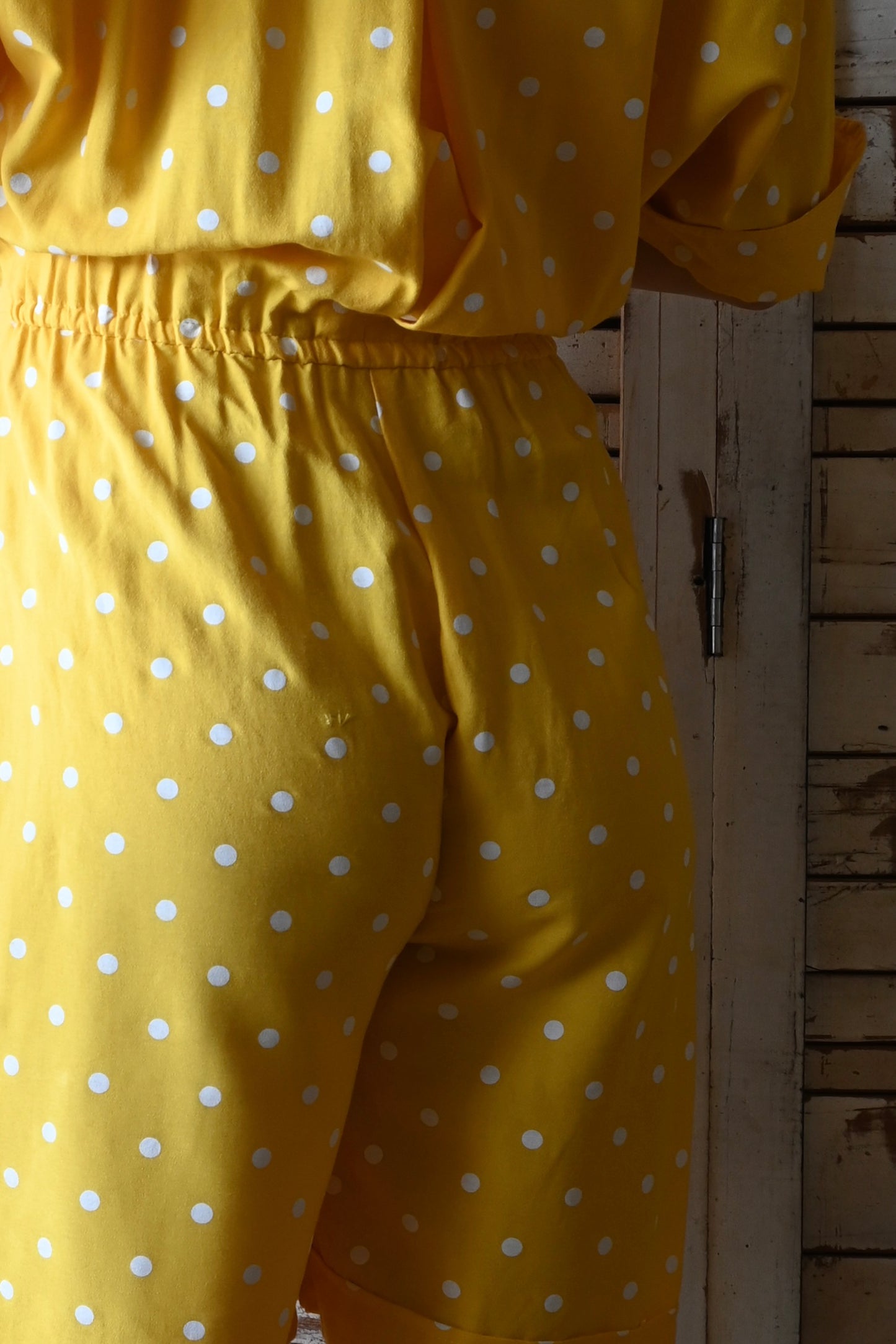S/S Dot all in one/YELLOW