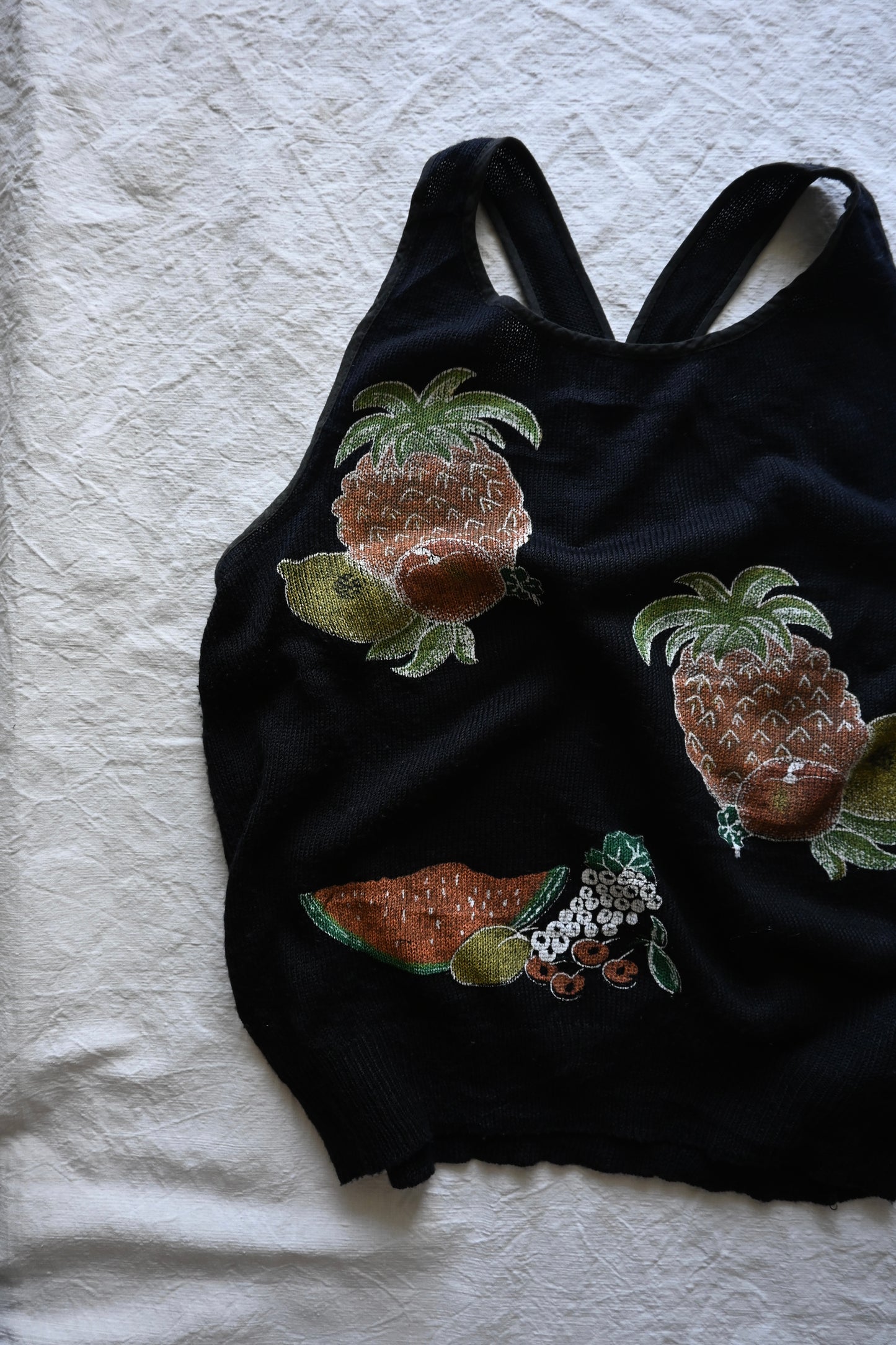 Fruits Knit/BLACK