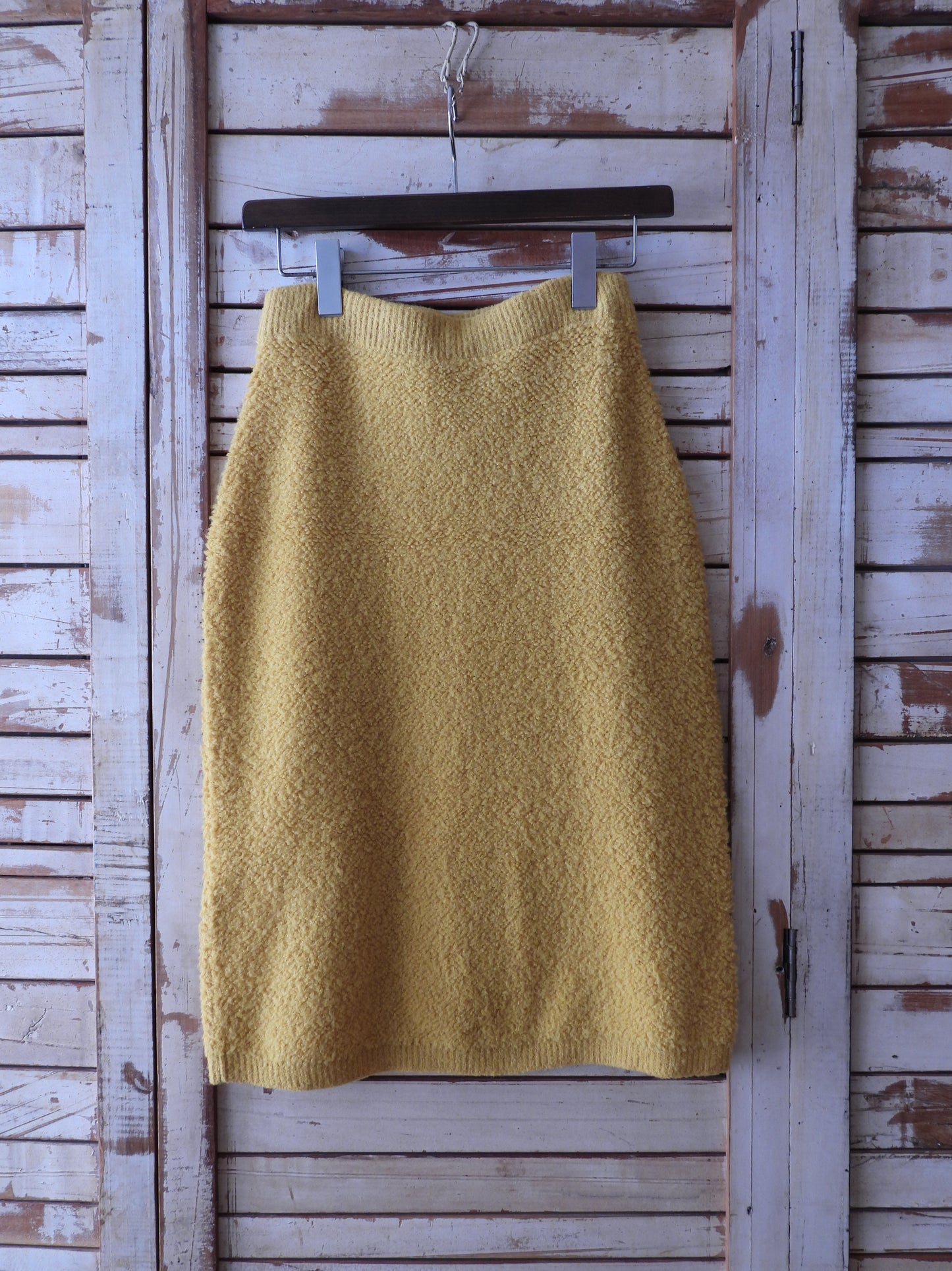 PRADA Knit skirt/MUSTARD