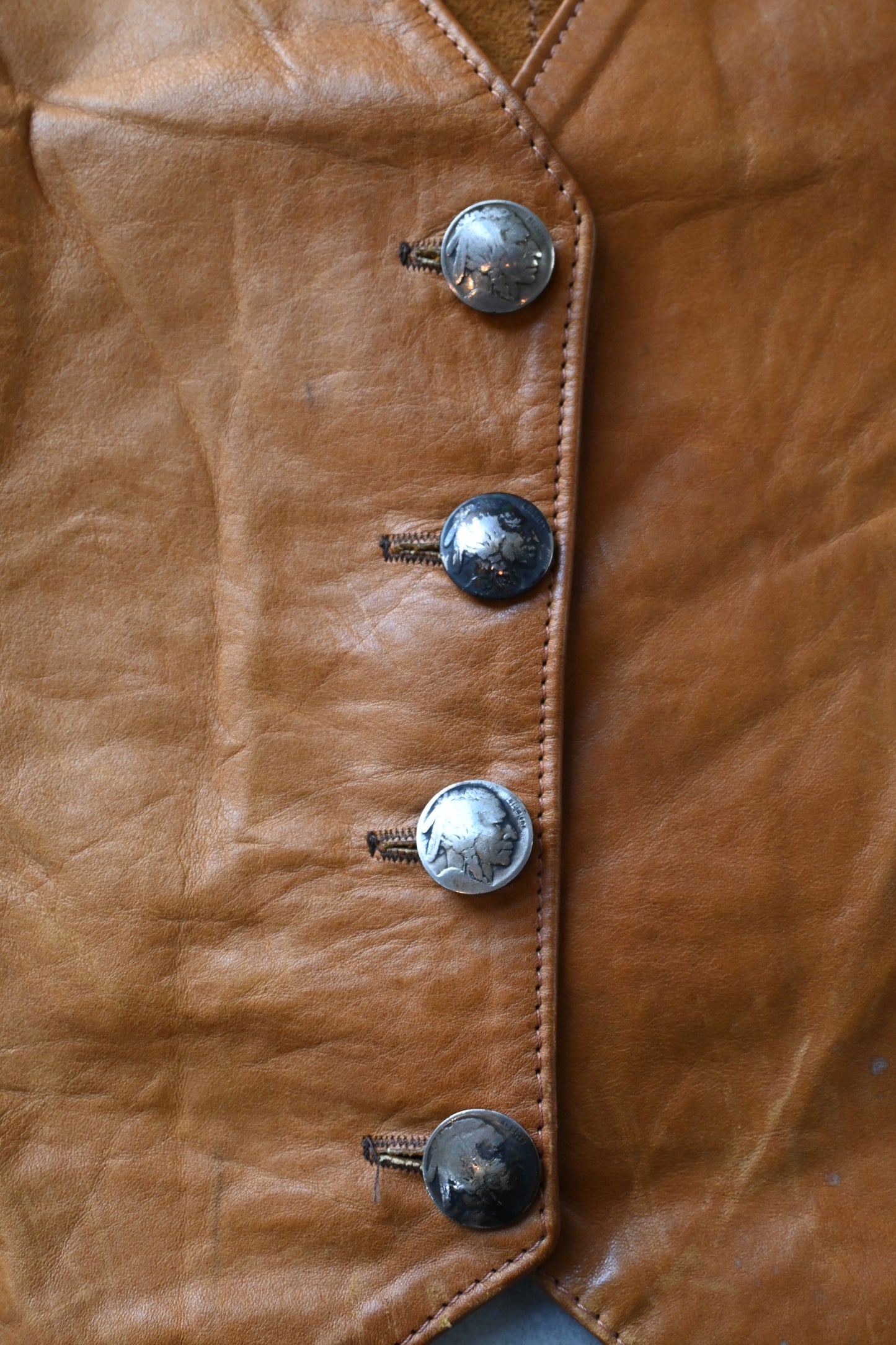 "Boulder Leather Design" Vest