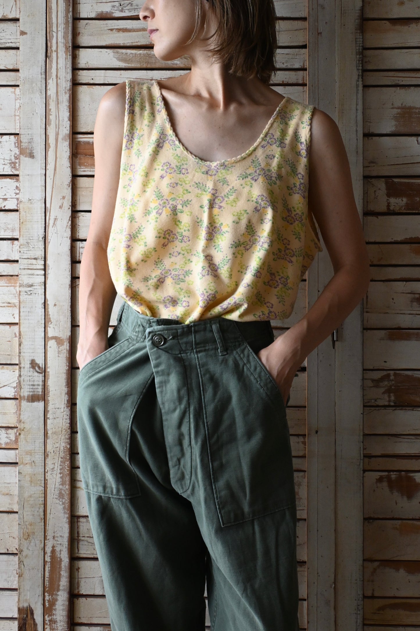 EURO Underwear tank top/FLOWER