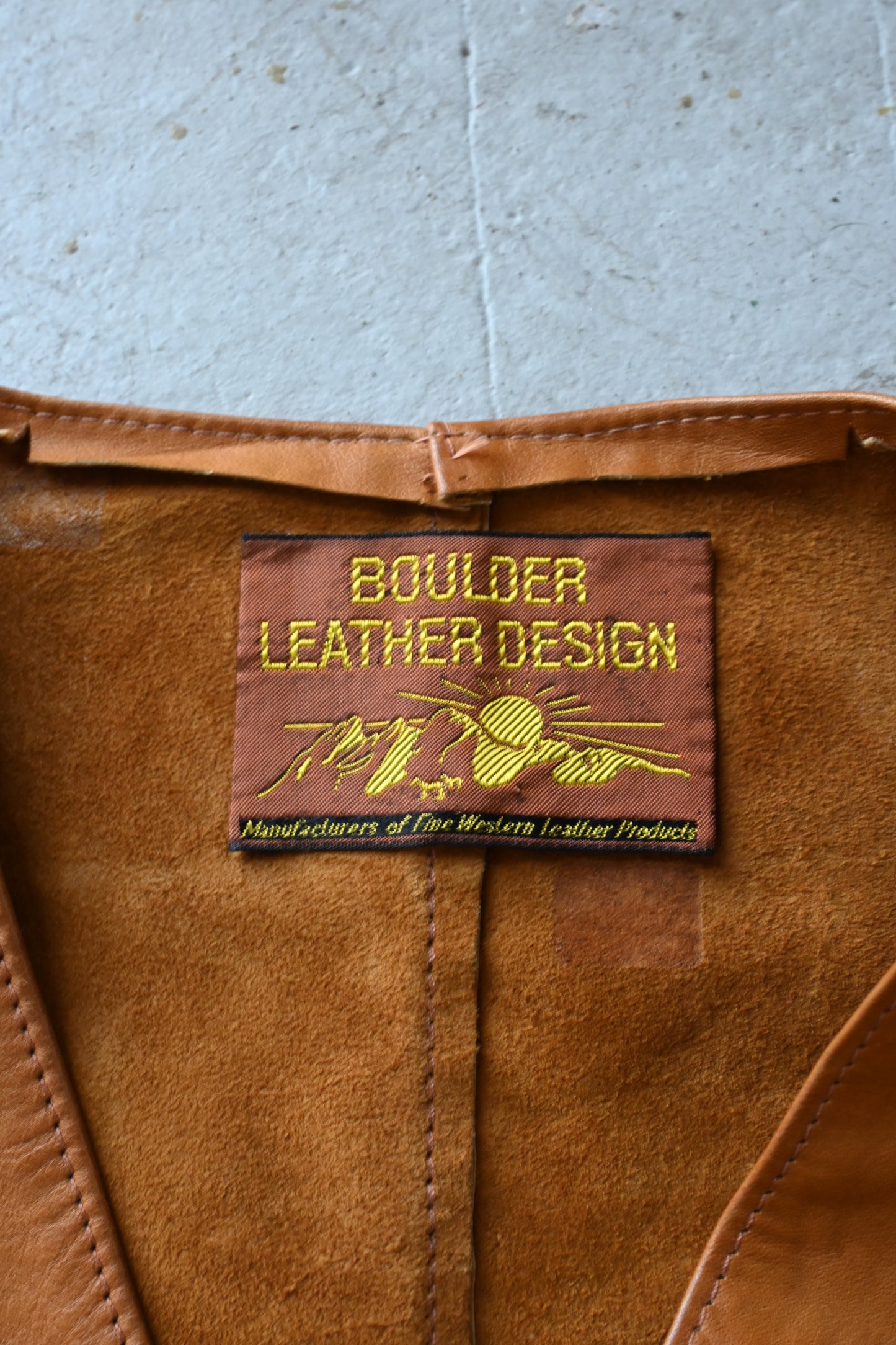 "Boulder Leather Design" Vest
