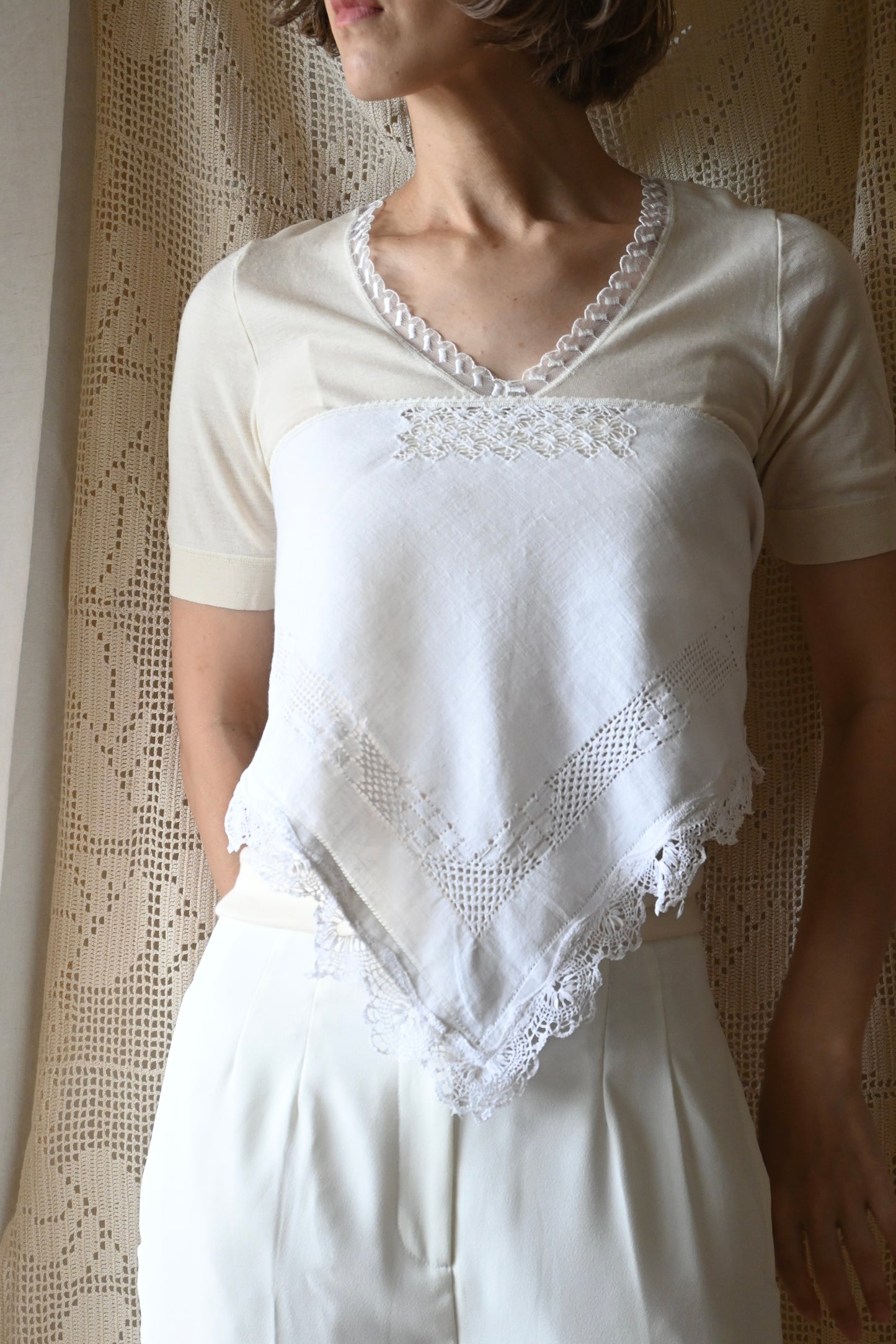 Lace scarf/PONMOSIR