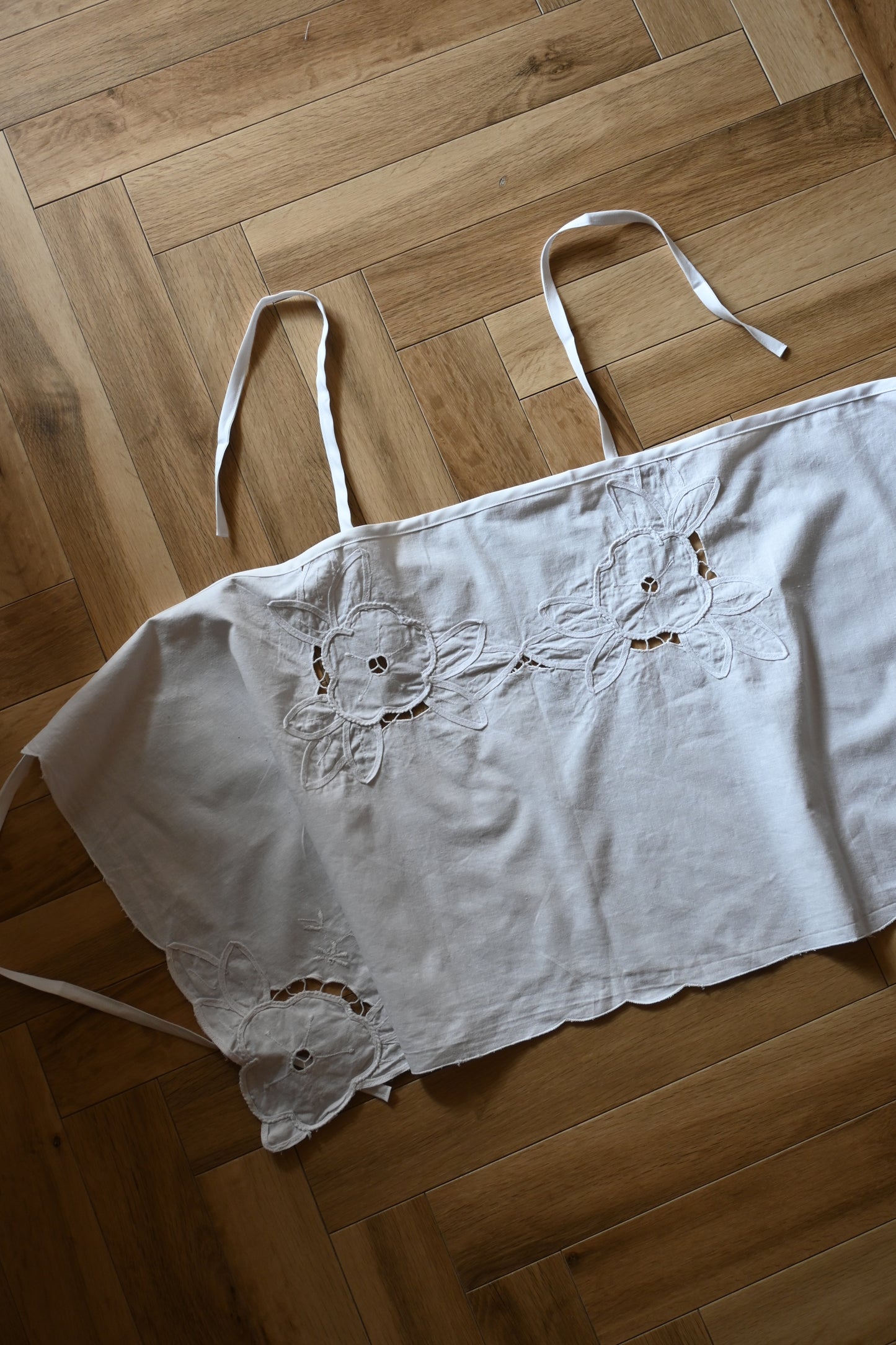 Cotton lace cami top/PONMOSIR