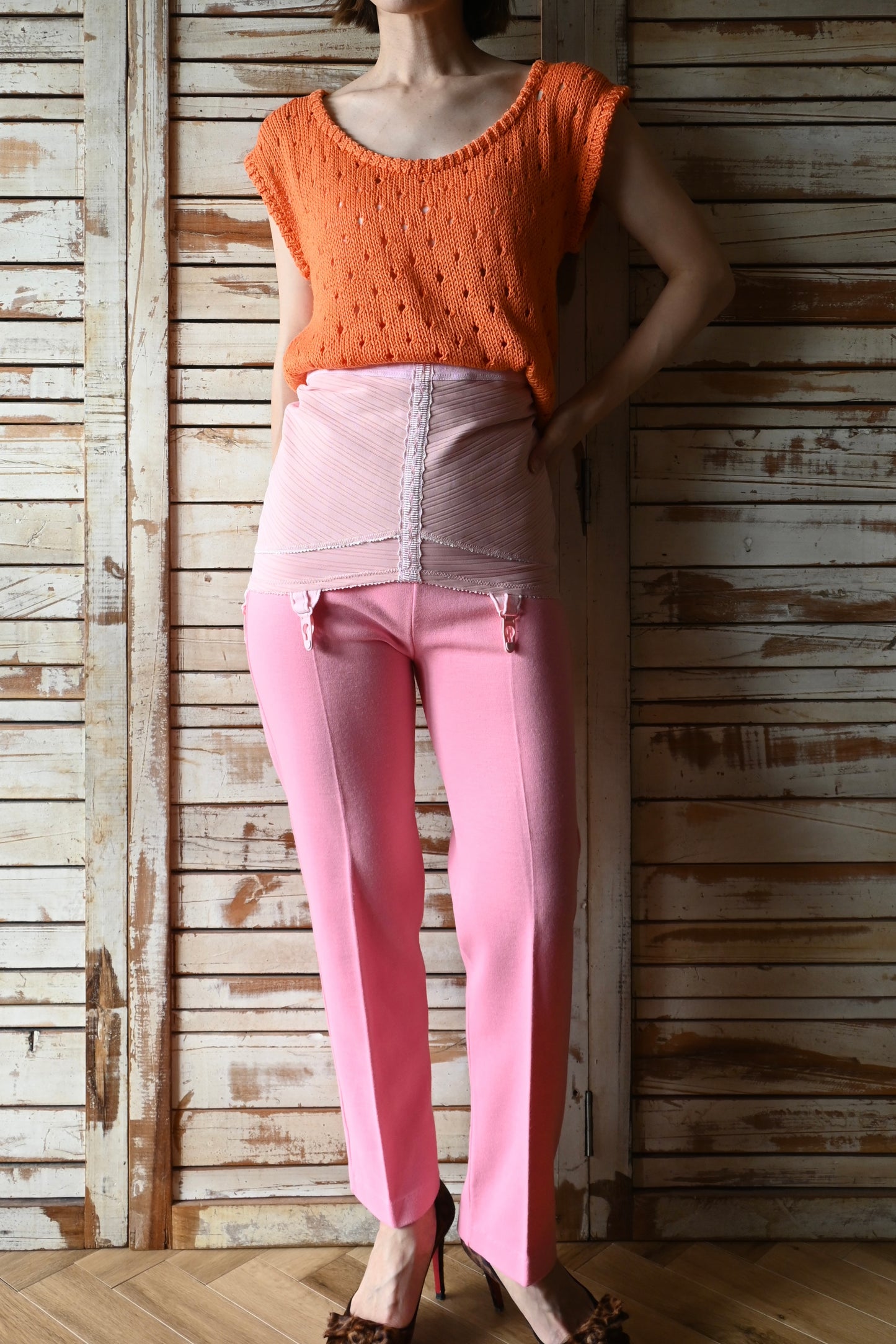 70's Sears Pants/PINK