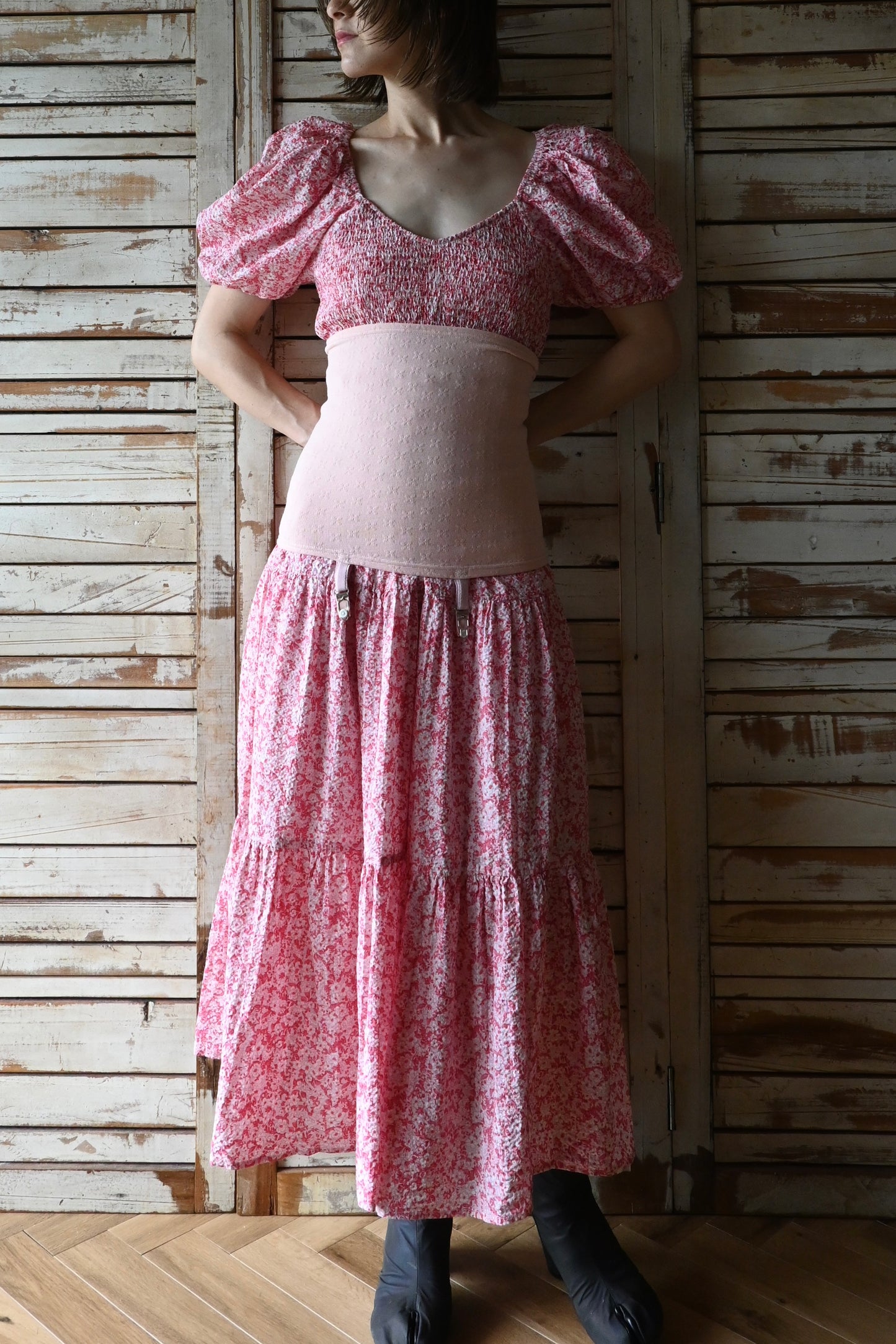 Vintage Garter Belt/PINK