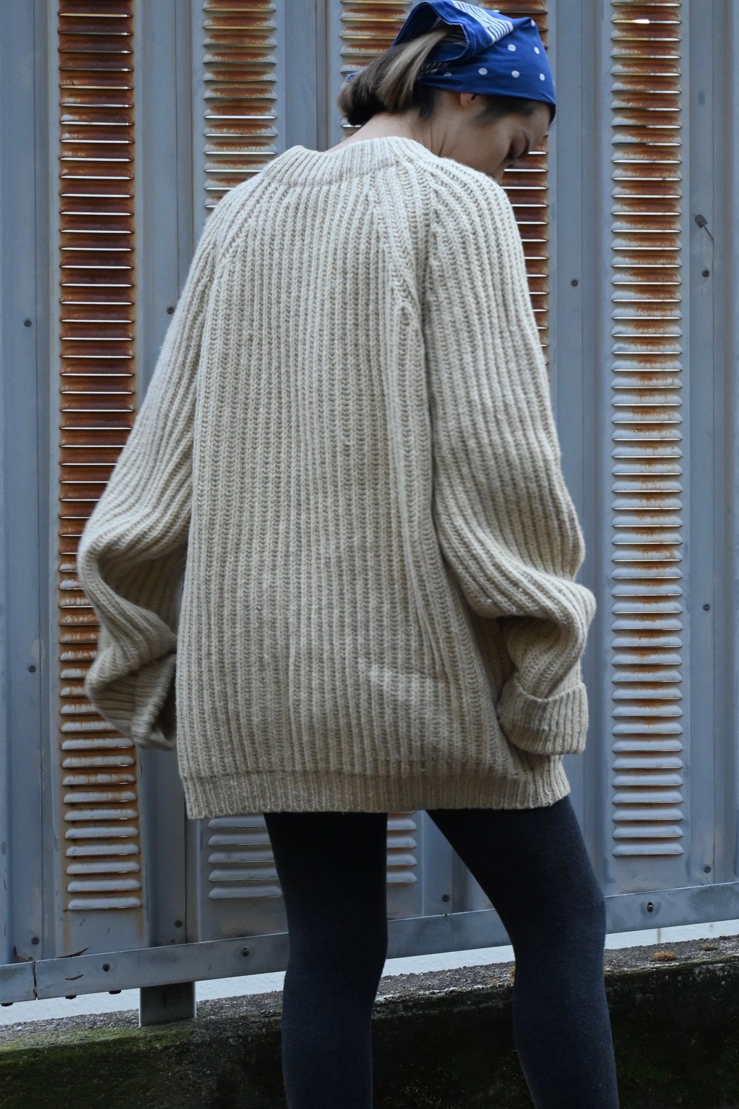 "John Davey" British wool jumper knit