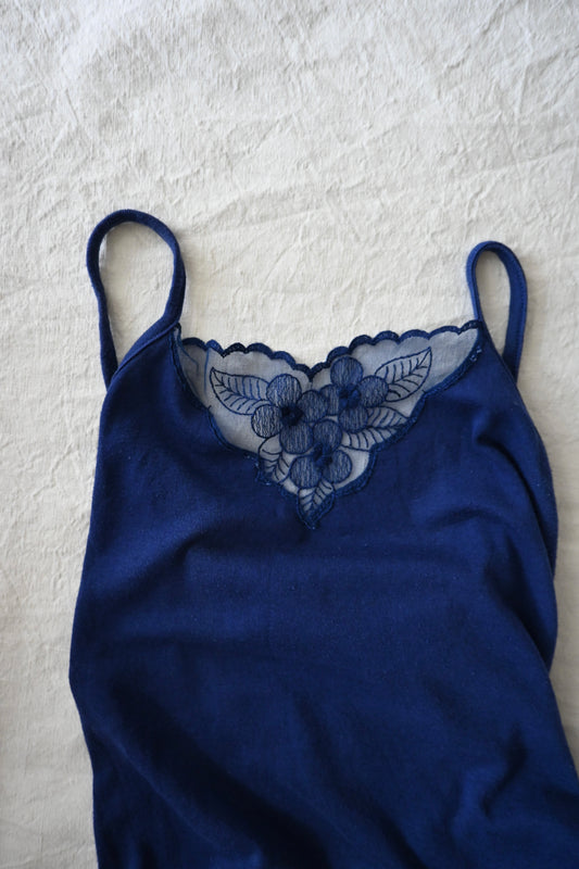 EURO Cotton underwear top/NAVY