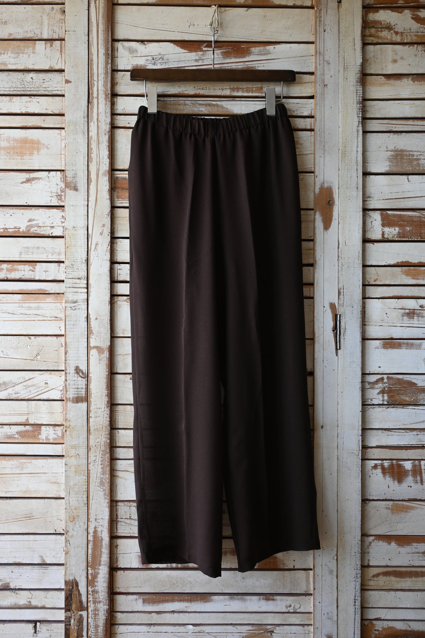 Sheer pants/BROWN