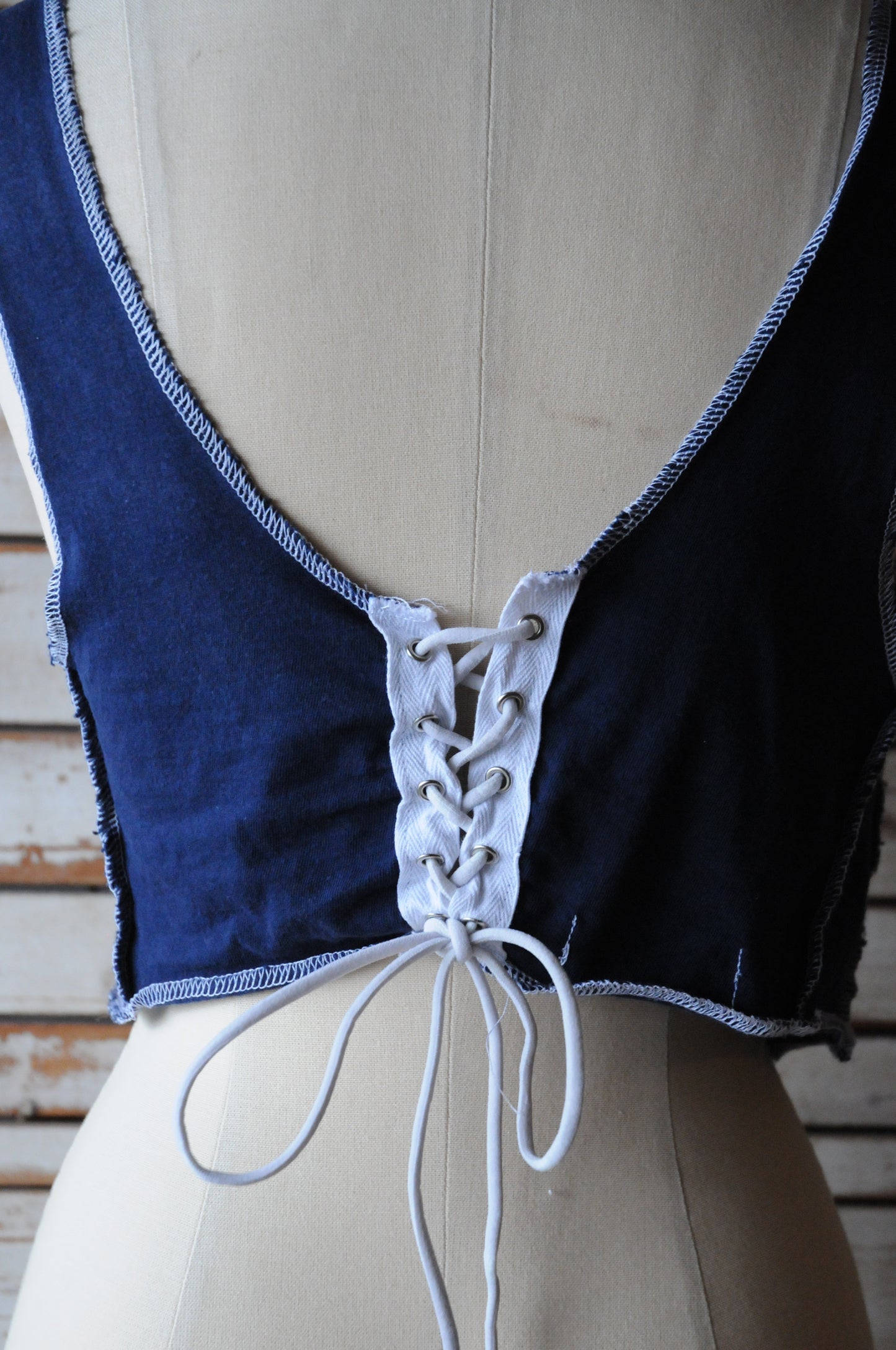 Reworked corset top/GREATFUL DEAD