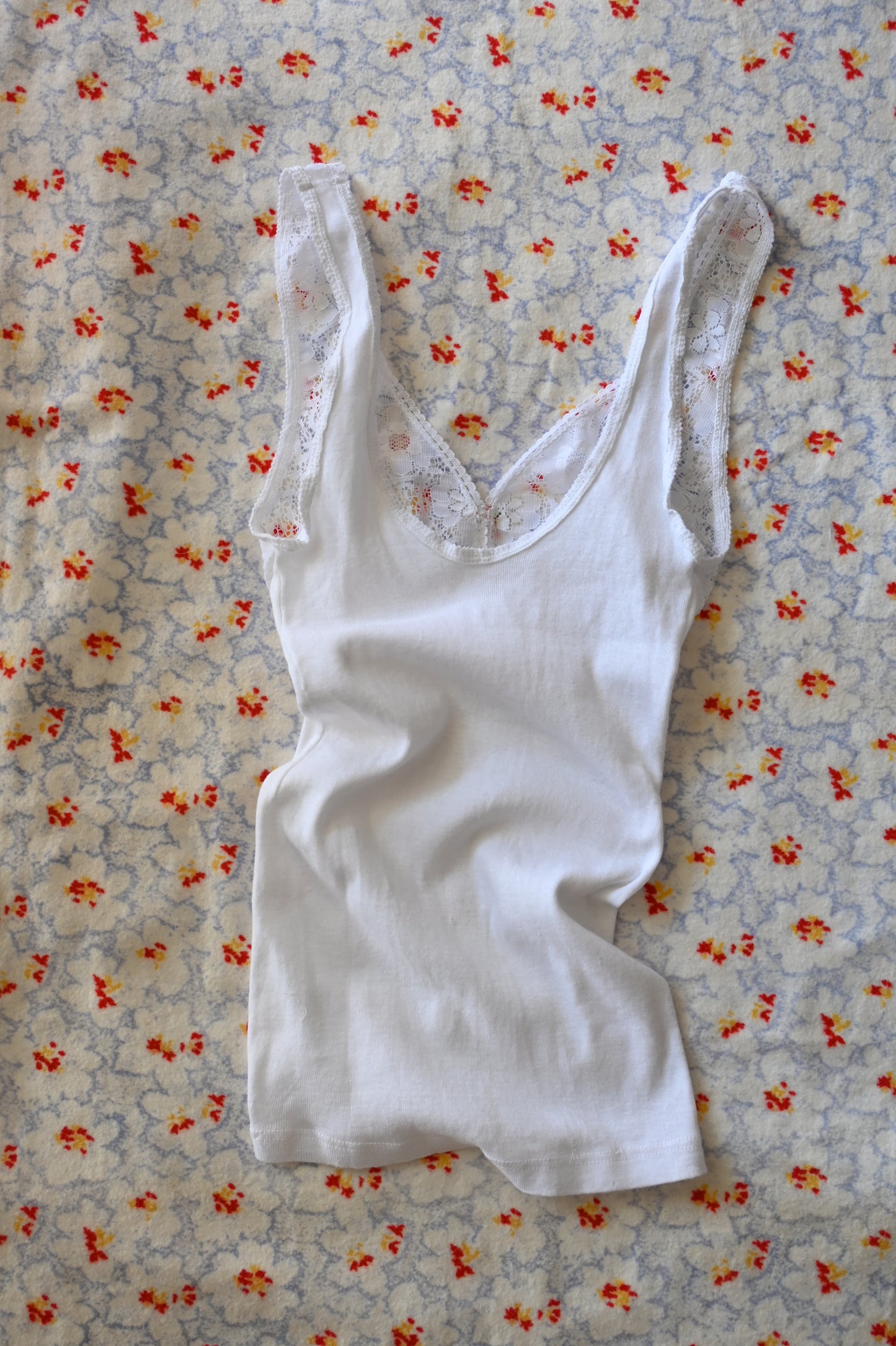 Kid's Cotton lace camisole