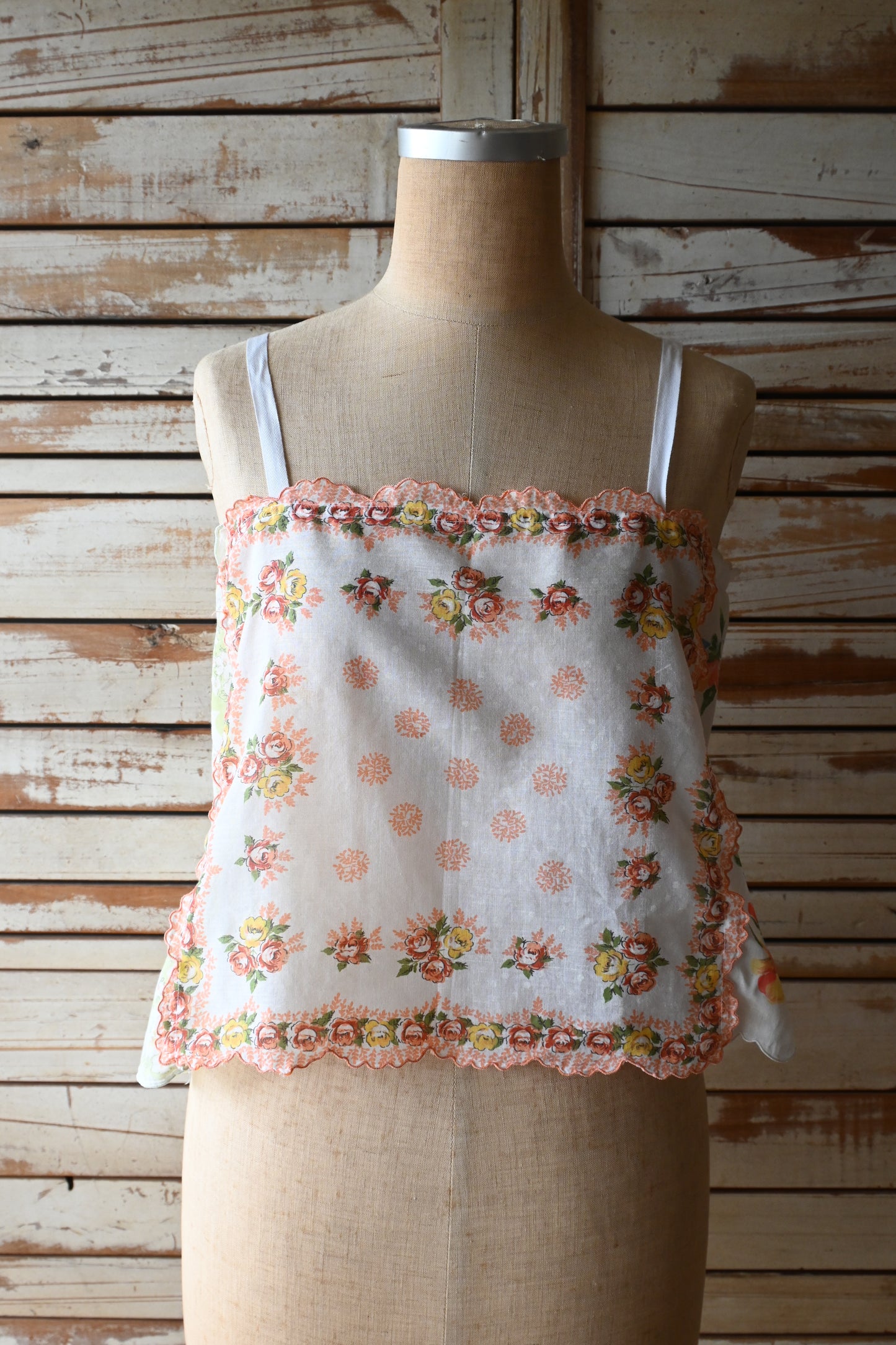 Flower handkerchief camisole/PONMOSIR