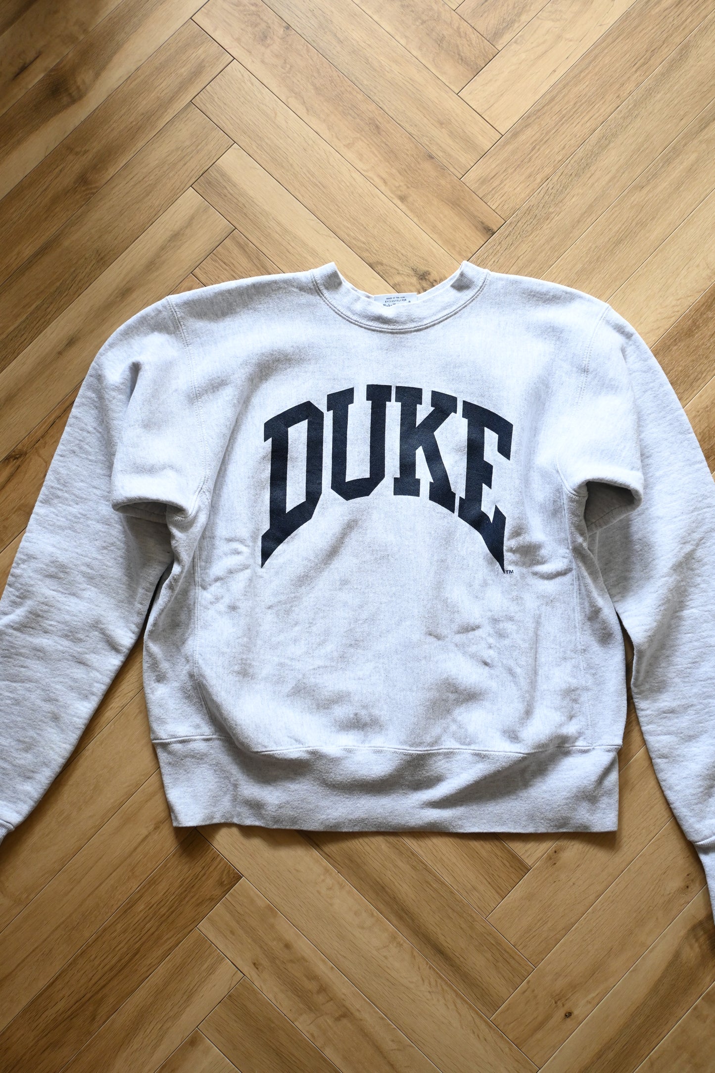90's Duke university sweat shirt/GREY