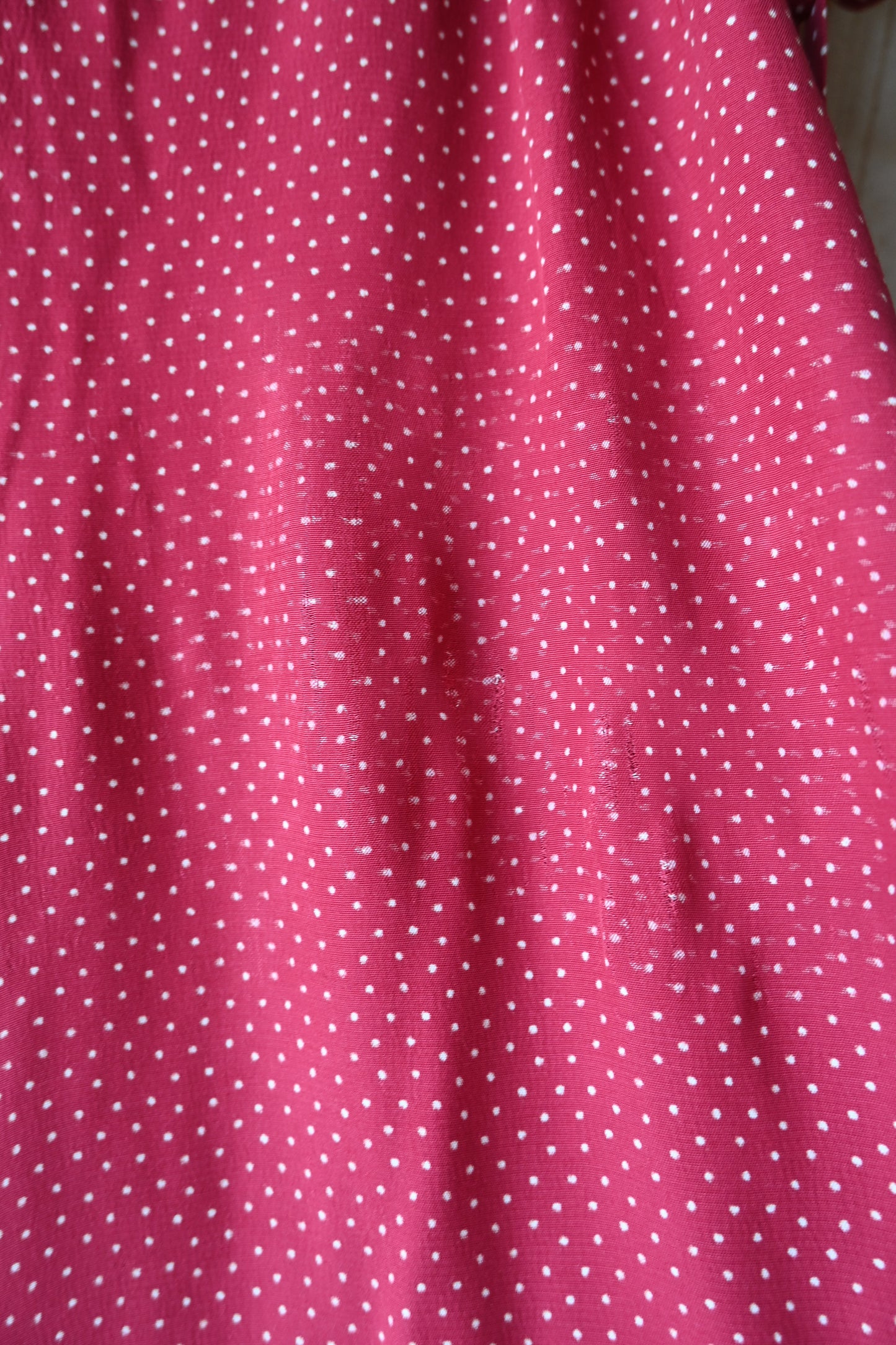Dot wide pants/RED