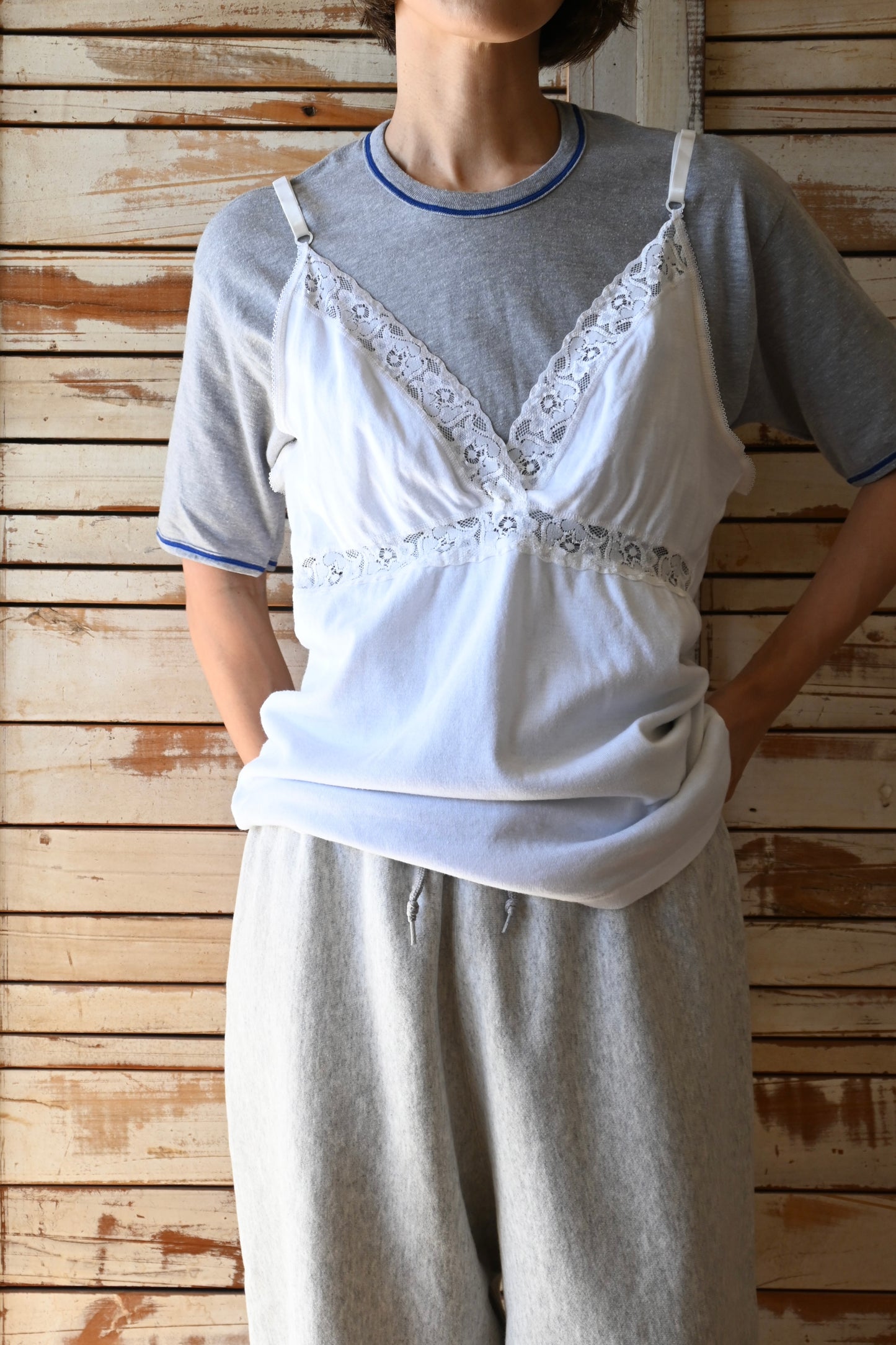 EURO Cotton lace camisole