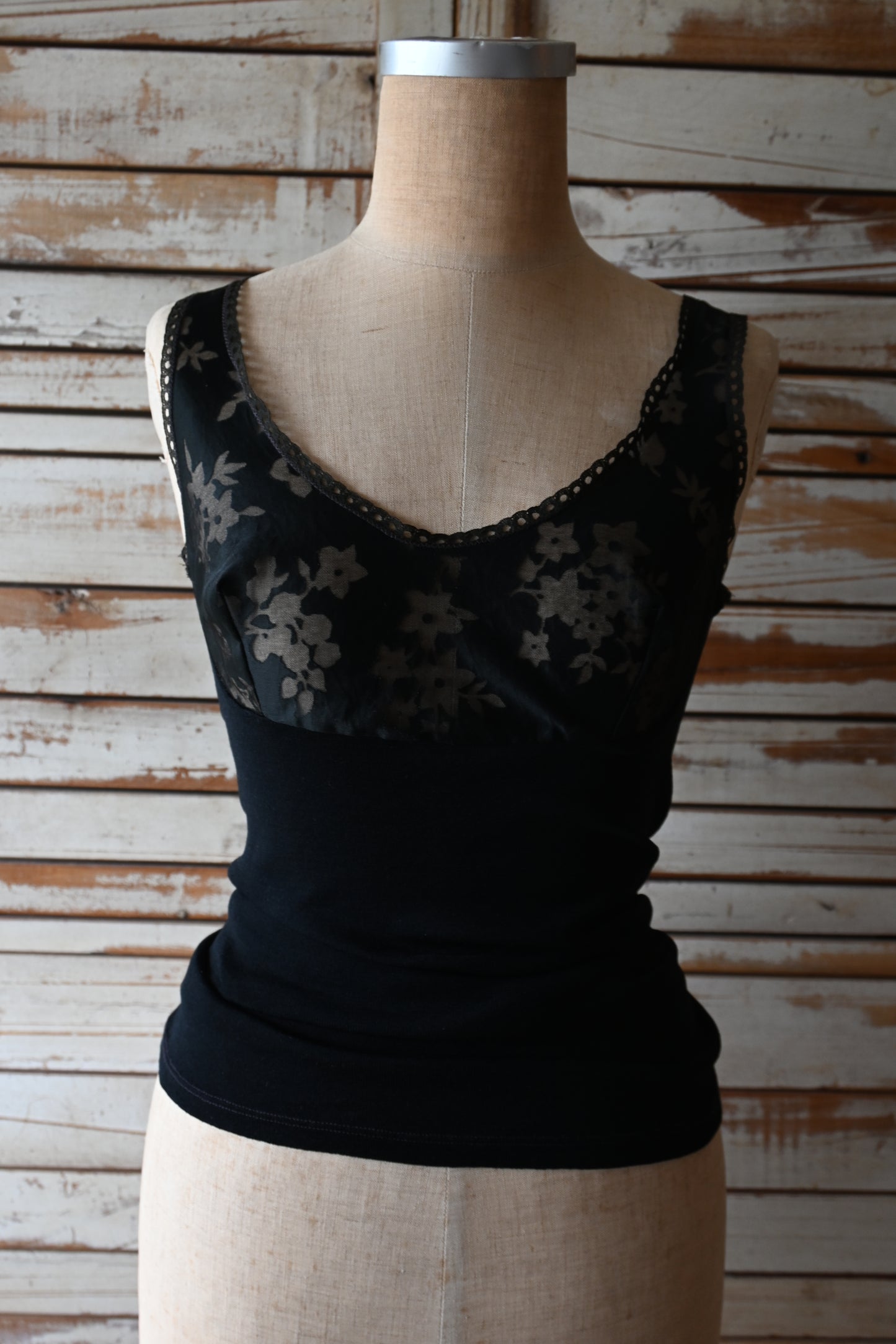 EURO Lace camisole/BLACK
