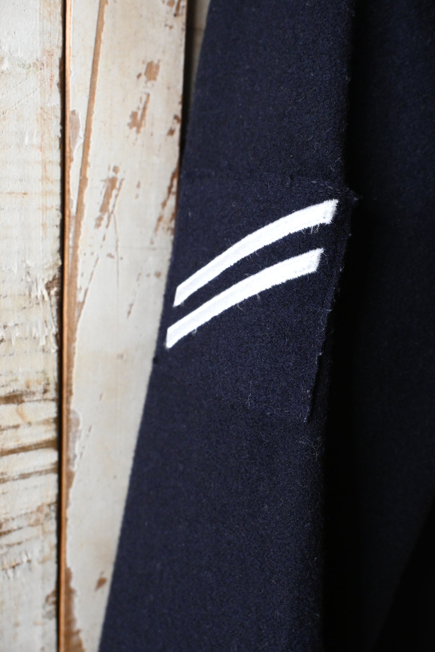 70's US NAVY Wool sailor shirt/NAVY